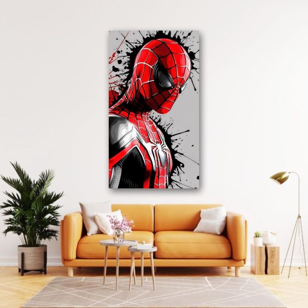 Spiderman Metal Wall Art – Printed Metal Wall Decor for Superhero Fans
