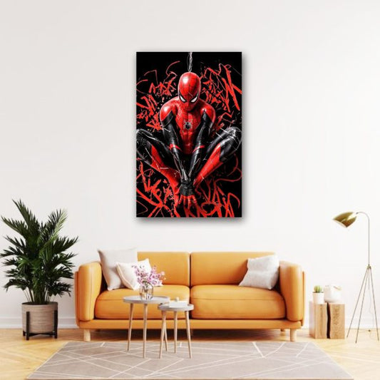 Spiderman Metal Wall Art – Printed Superhero Wall Decor