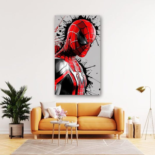 Spiderman Metal Wall Art – Printed Metal Wall Decor for Superhero Fans
